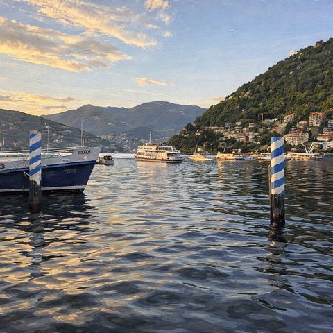 Golden Hour on Lake Como